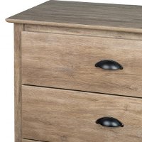 Rustic Modern Drifted Gray Chest of Drawers - Salt Spring-3