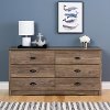 Modern Rustic Drifted Gray Dresser - Salt Spring-1