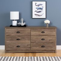 Modern Rustic Drifted Gray Dresser - Salt Spring