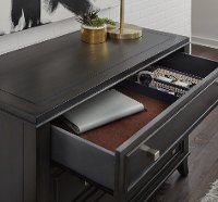 Classic Contemporary Gray Chest of Drawers - 5th Avenue-2