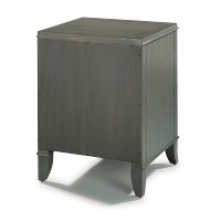 Classic Contemporary Gray Nightstand - 5th Avenue-2