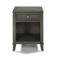 Classic Contemporary Gray Nightstand - 5th Avenue-3