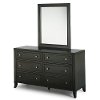Classic Contemporary Gray Dresser and Mirror - 5th Avenue-2
