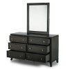 Classic Contemporary Gray Dresser and Mirror - 5th Avenue-3