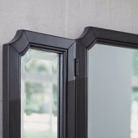 Classic Contemporary Gray Vanity and Mirror - 5th Avenue-2