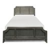 Classic Contemporary Gray Queen Size Bed - 5th Avenue