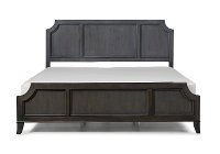 Classic Contemporary Gray King Size Bed - 5th Avenue-4