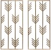 Assorted Gold Metal Wall Art