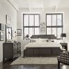 Classic Contemporary Gray 6 Piece King Bedroom Set - 5th Avenue-2