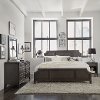 Classic Contemporary Gray 6 Piece King Bedroom Set - 5th Avenue-3
