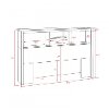 Rustic Modern Gray Full-Queen Bookcase Headboard - Salt Spring-3