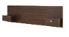 Modern Espresso Floating Queen Headboard with Nightstands - Series 9-2