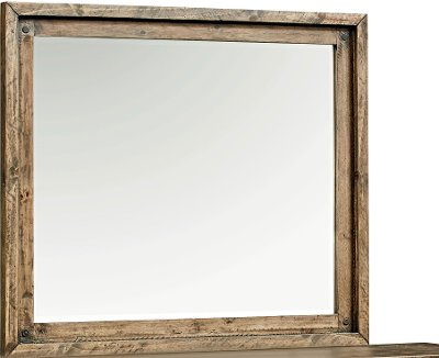 Rustic Casual Pine Youth Mirror - Nelson