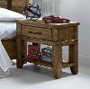 Clearance Rustic Casual Pine Youth Nightstand - Nelson