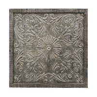 Metal Wall Art With Wooden Frame