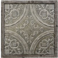 Metal Scroll Wall Art With Wood Frame