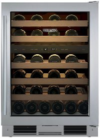 UW-24FS/S/TH-RH Sub-Zero Free Standing Wine Cooler - Stainless Steel
