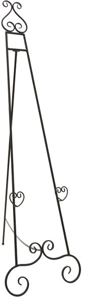 Black Metal Floor Easel