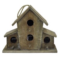 Wood Hanging Birdhouse