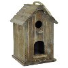 11 Inch Tall Wood Hanging Birdhouse