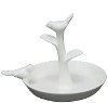 Clearance White Bird Ring Holder