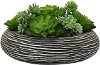 Faux Succulent Arrangement In Pot