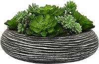 Faux Succulent Arrangement In Pot