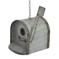 Galvanized Metal Birdhouse