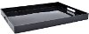 Clearance Black Tray With Cut Out Handles