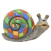 Resin Happy Snail With Multi-Color Mosaic