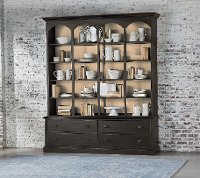 Vienna Brown Modern China Cabinet - Magnolia Home-2