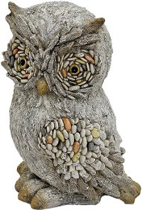 Resin Owl Garden Figurine