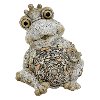 Resin Frog Garden Figurine With Crown