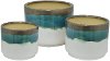 10 Inch Multi Color Ombre Ceramic Planter