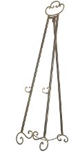 Clearance Antique Gold and Bronze Metal Floor Easel