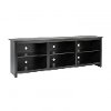 Contemporary Black TV Stand (72 Inch) - Sonoma-2