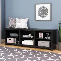Contemporary Black TV Stand (72 Inch) - Sonoma-4