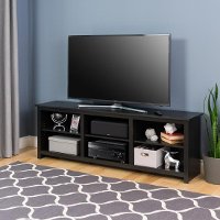 Contemporary Black TV Stand (72 Inch) - Sonoma-5