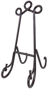 Metal Scroll Table Top Easel