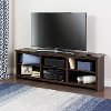 Contemporary Espresso Brown TV Stand (72 Inch) - Sonoma