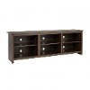 Contemporary Espresso Brown TV Stand (72 Inch) - Sonoma-3
