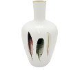 16 Inch White Feather Vase