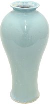 Clearance 14 Inch Green Ceramic Vase