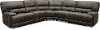 Slate Gray 5 Piece Power Reclining Sectional Sofa - Karma-2