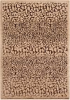 BSL7223-223 2 x 3 X-Small Taupe and Charcoal Gray Area Rug - Basilica-1