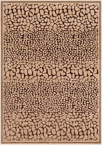 BSL7223-8812 9 x 12 X-Large Taupe and Charcoal Gray Area Rug - Basilica