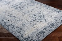 DUR1009-5373 5 x 7 Medium Charcoal Gray and Beige Area Rug - Durham-2