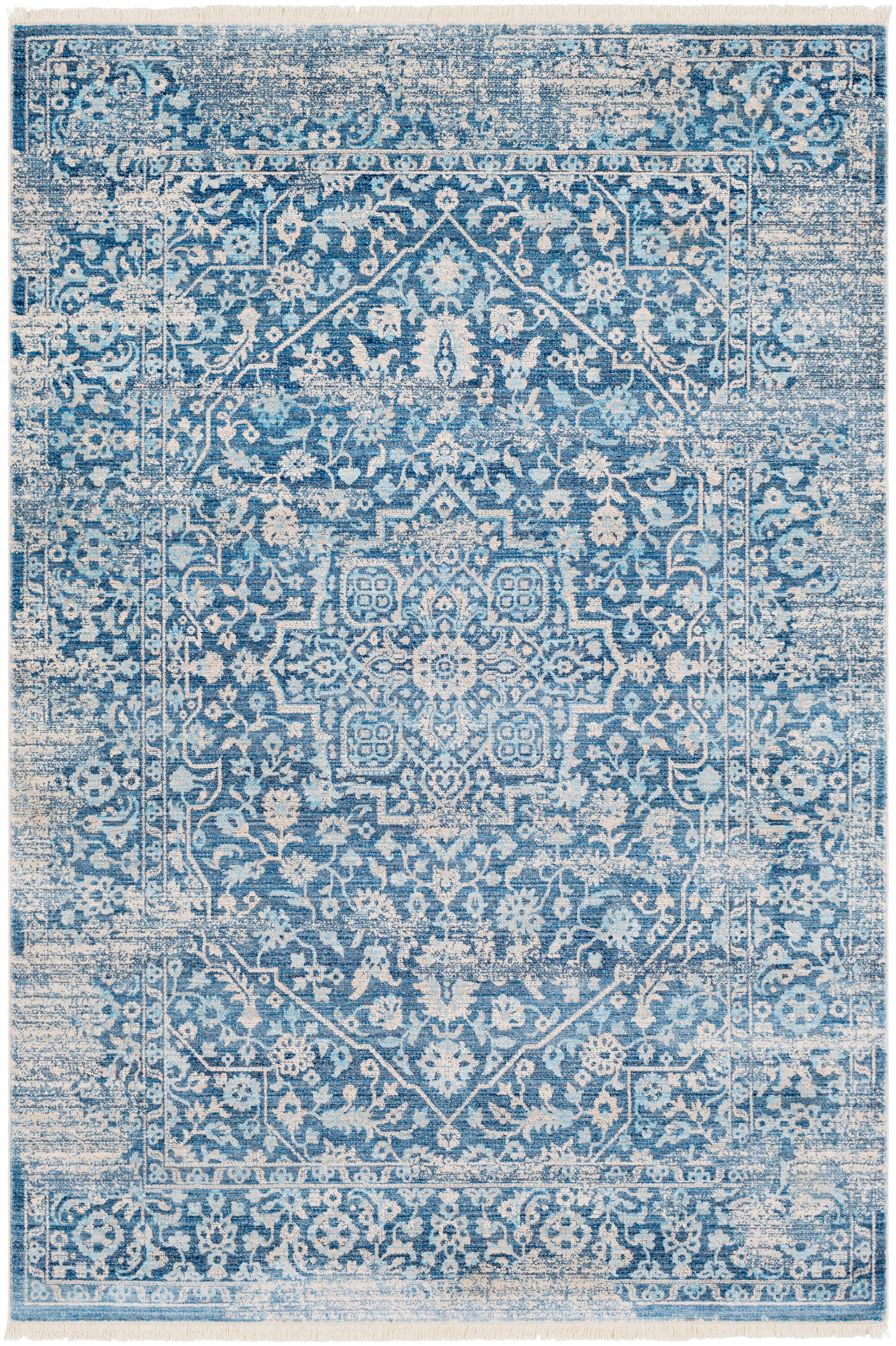 EPC2300-23 2 x 3 X-Small Transitional Blue Rug - Ephesians-1