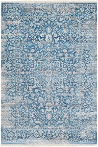 EPC2300-279 Transitional Blue 9 Foot Runner Rug - Ephesians