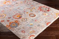 EPC2302-23 2 x 3 X-Small Transitional Gray, Red, and Blue Rug - Ephesians-2